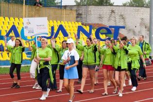 Otwarcie Spartakiady 2012 - reprezentanci spółki Aquanet S.A. z Poznania / fot. Quality Studio dla www.inzynieria.com