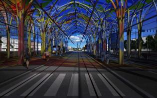 Trasa W-Z w Łodzi. Wizualizacja z archiwum ZDIT w Łodzi