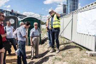 Wycieczka techniczna na budowę wieżowców w ramach projektu Sienna Towers w Warszawie / fot. Quality Studio dla www.inzynieria.com