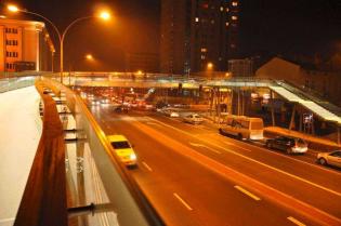 Pierścieniowa kładka dla pieszych w Rzeszowie. Fot. z archiwum Skanska S.A.