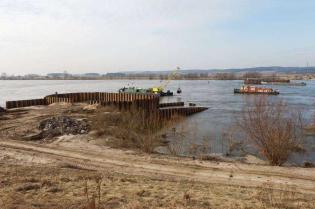 Budowa mostu przez Wisłę w Kwidzynie. Fot. z archiwum GIK sp. z o.o.