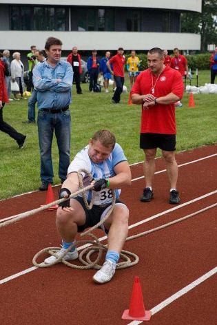 Spartakiada 2012 - zawody strongmenów / fot. z archiwum Katowickich Wodociągów S.A.