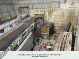 Budowa metra w katarskiej stolicy. Fot. QATAR RAIL