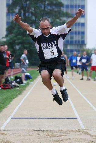 Spartakiada 2012 - skok w dal mężczyzn / fot. z archiwum Katowickich Wodociągów S.A.