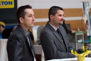 Tomasz Poloczek, Dyrektor Marcin Cwielong - HABA-Beton Johann Bartlechner sp. z o.o. podczas obrad seminaryjnych. Fot. www.inzynieria.com