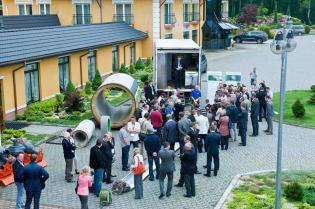 Pokaz na żywo - proces instalacji wykładziny CIPP firmy Brandenburger utwardzanej promieniami UV - Artur Bakaj, Grzegorz Owczarek, PPHU 