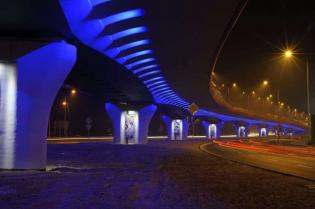 Estakada nad Rondem Ofiar Katynia. Fot. www.inzynieria.com