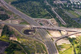 Budowa DTŚ - łącznica z autostradą A1. Fot. Krzysztof Krzemiński / DTŚ S.A.