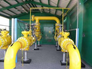 Stacja redukcyjno-pomiarowa w Cieszynie. Źródło: Marek Ryznar, GAZ-SYSTEM S.A.