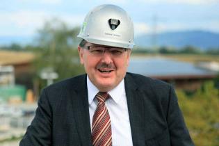 Gebhard Lehmann - wiceprezes firmy Herrenknecht AG / fot. Quality Studio dla www.inzynieria.com (13 września 2012 r.)