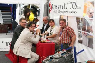 Wystawa maszyn i urządzeń w trakcie bydgoskich targów WOD-KAN 2011. Fot. www.inzynieria.com