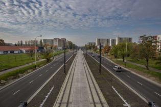 Trasa W-Z w Łodzi. Źródło: Archiwum Miasta Łodzi