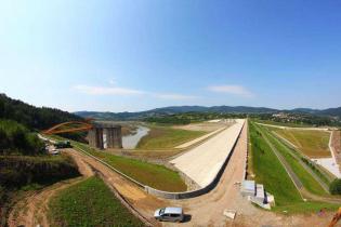 Zbiornik wodny Świnna Poręba i infrastruktura towarzysząca. Fot. z archiwum Skanska S.A.