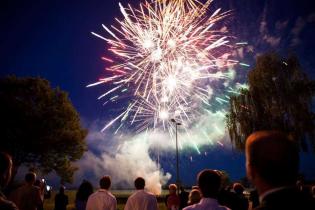 Pokaz sztucznych ogni sponsorowany przez firmę Herrenknecht AG / fot. Quality Studio dla www.inzynieria.com