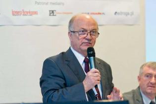 Dyskusja podczas V Konferencji Geoinżynieria w budownictwie. Prof. dr hab. inż. Kazimierz Gwizdała - Politechnika Gdańska / fot. Quality Studio dla www.inzynieria.com