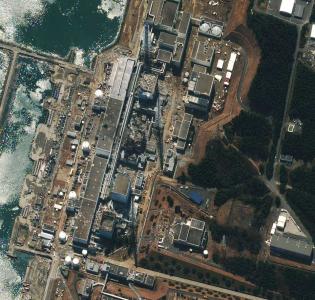 Elektrownia atomowa Fukushima I / Fot. DigitalGlobe