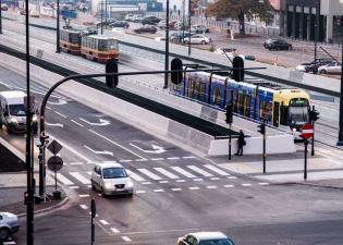 Trasa W-Z w Łodzi. Źródło: Archiwum Miasta Łodzi