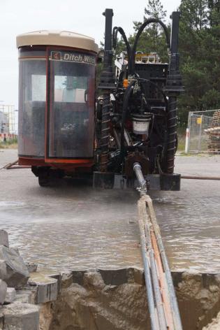 Prace na polskim wybrzeżu. Fot. Zakład Usługowo-Handlowy Womar Wojciech Krawczyk