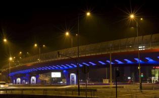 Estakada nad Rondem Ofiar Katynia. Fot. www.inzynieria.com