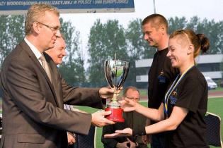 Spartakiada 2012 - zakończenie zawodów - wręczanie nagród / fot. z archiwum Katowickich Wodociągów S.A.