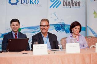 Od lewej: Hubert Klikowicz - AVK Armadan, Józef Natonek - MPWiK sp. z o.o. Jaworzno, Barbara Murza-Składanowska - Akademia Wizerunku / fot. Quality Studio dla www.inzynieria.com