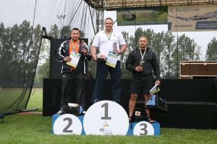Spartakiada 2012 - zawody strongmenów - zwycięzcy / fot. z archiwum Katowickich Wodociągów S.A.