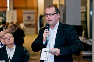 Dyskusja V Konferencji Geoinżynieria w budownictwie. Dr inż. Jarosław Rybak, Politechnika Wrocławska / fot. Quality Studio dla www.inzynieria.com