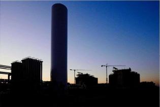 Budowa gazoportu w Świnoujściu - sierpień/wrzesień 2015 r. Fot. Polskie LNG S.A.