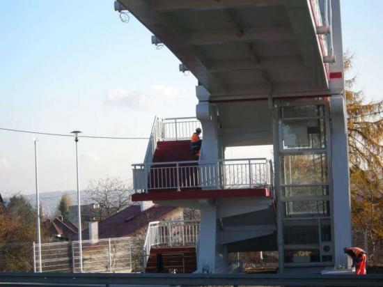 Zdjęcie Kładka dla pieszych w Gaju. Fot. z archiwum GDDKiA O/Kraków