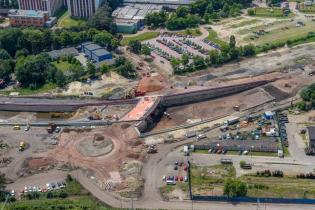 Ul. Sienkiewicza w Gliwicach. Fot. Krzysztof Krzemiński / DTŚ S.A. (czerwiec 2015)