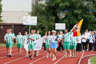 Otwarcie Spartakiady 2012 - drużyna spółki Miejskie Wodociągi i Oczyszczalnia w Grudziądzu / fot. Quality Studio dla www.inzynieria.com