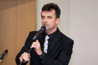 Pierwszy dzień konferencji w siedzibie Wodociągów Olsztyńskich - dr Marek Brzozowski - Szef Sprzedaży AVK ARMADAN sp. z o.o. / fot. Quality Studio dla www.inzynieria.com