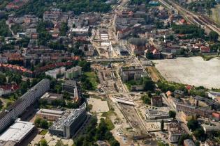 Budowa DTŚ - rejon ul. Konarskiego. Fot. Krzysztof Krzemiński / DTŚ S.A.