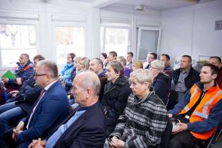 Pokaz odcinka kanalizacji zbudowanego z rur żelbetowych z okładziną PEHD o profilu jajowym – największych z oferty HABA-Beton. Fot. Quality Studio dla www.inzynieria.com