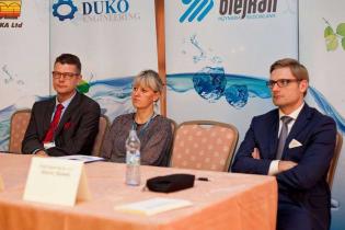 Od lewej: Marek Przytulski - PWiK sp. z o.o. Dąbrowa Górnicza, Beata Kulejewska - PWiK Częstochowa, Marcin Adamek - Duko Engineering sp. z o.o. / fot. Quality Studio dla www.inzynieria.com