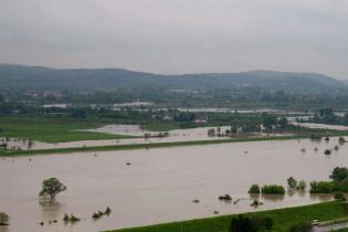 widok na Wisłę z zamku w Przegorzałach