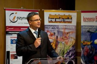 Otwarcie konferencji - Paweł Kośmider, Wydawnictwo INŻYNIERIA sp. z o.o. Fot. Quality Studio dla www.inzynieria.com