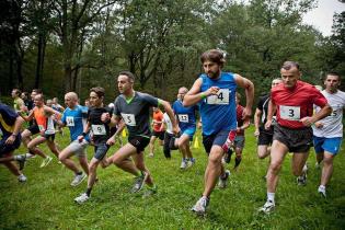 Spartakiada 2012 - Bieg przełajowy na 3200 m mężczyzn / fot. z archiwum Katowickich Wodociągów S.A.