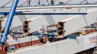 Most kolejowy nad Martwą Wisłą. Fot. PKP PLK S.A.