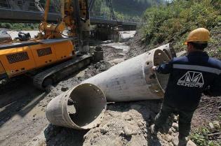 Stan budowy na 23.08.2012 r. / fot. z archiwum The SK MOST Group of companies (www.skmost2014.com)