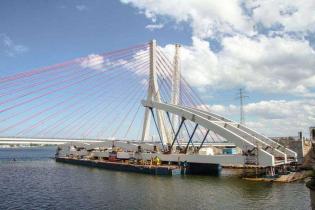 Most kolejowy nad Martwą Wisłą. Fot. PKP PLK S.A.