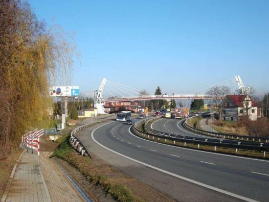 Zdjęcie Kładka dla pieszych w Gaju. Fot. z archiwum GDDKiA O/Kraków