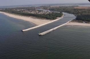 Falochrony w Dziwnowie. Fot. Urząd Morski w Szczecinie