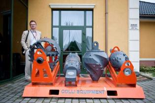 Firma Colli Equipment S.P.A  zaprezentowała wgłębne narzędzia do wiercenia pilotowego, poszerzania otworu i instalacji rurociągów metodą HDD / fot. Quality Studio dla www.inzynieria.com