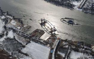 Transport łuku mostu toruńskiego  z 