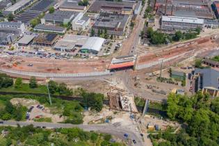 Ul. Orlickiego i Śliwki w Gliwicach. Fot. Krzysztof Krzemiński / DTŚ S.A. (czerwiec 2015)