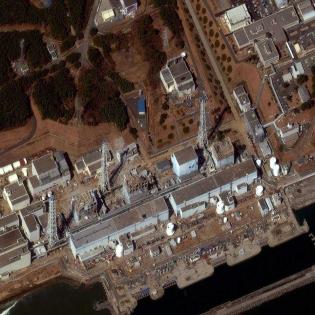 Elektrownia atomowa Fukushima I / Fot. DigitalGlobe