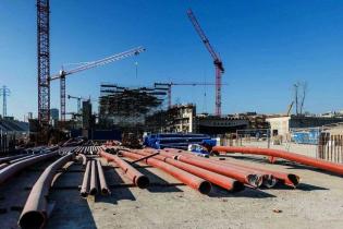 Budowa dworca Łódź Fabryczna. Fot. NLF Torpol-Astaldi s.c.