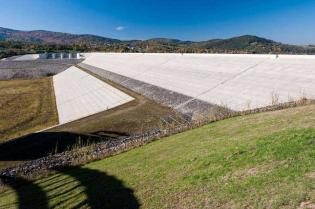 Zbiornik wodny Świnna Poręba i infrastruktura towarzysząca. Fot. z archiwum Skanska S.A.