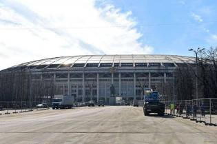Trwa przebudowa legendarnego stadionu. Fot. stroi.mos.ru